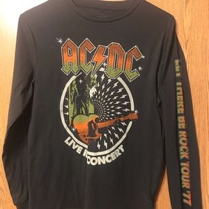 AC/DC Long Sleeve T-SHIRT Sz S/CH